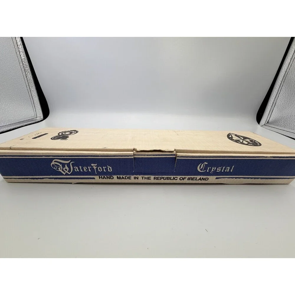 Waterford Crystal New in Box Cake Pie Server Hand Ireland Stainless Blade Marked